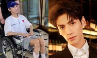 Fan suýt không nhận ra La Vân Hi vì thân hình gầy rộc, ngồi xe lăn ở hậu trường phim
