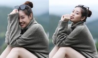 Hoa hậu Khánh Vân diện áo len cổ lọ giữa mùa Hè, netizen khen trông dịu mát quá!