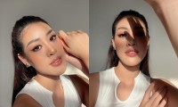 Hoa hậu Khánh Vân khoe ảnh selfie với nắng chiều nhưng góc chụp vô tình làm lộ khuyết điểm