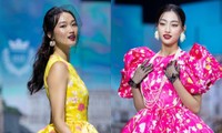 Hoa hậu Lương Thùy Linh làm vedette, đọ trình catwalk cùng Quán quân SupermodelMe Quỳnh Anh