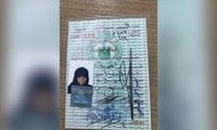 Thẻ căn cước của bà Rasmiya Awad - chị gái trùm khủng bố Abu Bakr al-Baghdadi. Ảnh: CNN