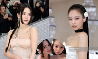 Met Gala 2023: Hình ảnh selfie của Jennie - Song Hye Kyo tạo nên bão chẳng xoàng hình họa thảm đỏ