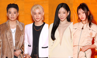 Dàn Đại sứ LV tại Paris Fashion Week: Taeyeon tái ngộ Amber, Felix hóa bạch mã hoàng tử