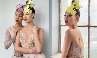Đại diện Malaysia rủ Hoa hậu Khánh Vân chụp bộ ảnh chung, nhìn đến trang phục mới bất ngờ