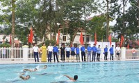 Bể bơi thanh thiếu nhi tỉnh Yên Bái sẽ góp phần chống tai nạn đuối nước cho các em học sinh.