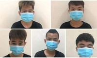 Nhóm cướp thiếu niên vừa bị công an Ninh Bình bắt giữ - Ảnh: CANB