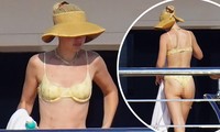 Gigi Hadid đi chơi cùng gia đình Beckham, khoe dáng siêu mẫu nuột nà với bikini bé xíu