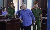 Nguyên Tổng giám đốc Cty tài chính cao su Việt Nam Phan Minh Anh Ngọc tại tòa. Ảnh: Tân Châu.