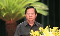 Ông Nguyễn Hữu Tín lúc đương chức Phó Chủ tịch UBND TPHCM.