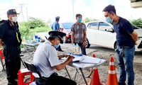 Khai báo y tế lái xe vào địa bàn tỉnh Long An.