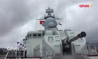 Tàu chiến Gepard 3.9 của Hải quân Việt Nam diễn tập AMNET-1