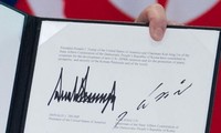 Lộ diện chữ ký của nhà lãnh đạo Triều Tiên Kim Jong Un
