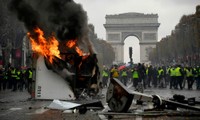 Tiếng đàn ngân vang giữa biểu tình ở Pháp