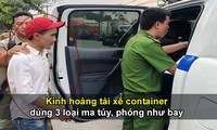 Kinh hoàng tài xế container dùng 3 loại ma túy, phóng như bay