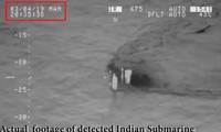 Pakistan công bố video tàu ngầm Ấn Độ xâm nhập lãnh hải