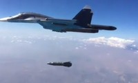 Cận cảnh chiến đấu cơ Nga Su-34 thả bom đầy uy lực