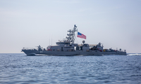 Trang bị trên chiến hạm Mỹ tuần tra ngoài khơi Iran