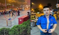 Gã bảo vệ hành hung phụ nữ dã man tại trung tâm thương mại Hà Nội