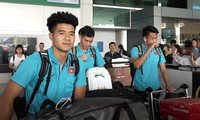 U23 Việt Nam về nước sau tám ngày tập huấn ở Hàn Quốc
