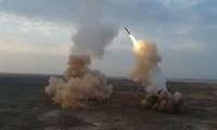 Iran phóng thử tên lửa đạn đạo &apos;chôn dưới lòng đất&apos;