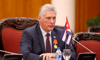 Chủ tịch Cuba Miguel Diaz-Canel. (Ảnh: Reuters)