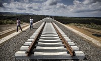 Tuyến đường sắt kết thúc ở Duka Moja, Kenya. (Ảnh: Bloomberg)