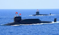 Tàu ngầm hạt nhân lớp Jin Type 094A của Trung Quốc. (Ảnh: Reuters)