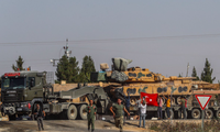 Thổ Nhĩ Kỳ đang triển khai chiến dịch tấn công vào đông bắc Syria. (Ảnh: EPA)