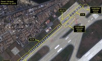 Hình ảnh vệ tinh cho thấy nhiều máy bay quân sự đang tập hợp gần bờ biển của Triều Tiên