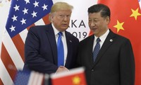 Tổng thống Mỹ Donald Trump và Chủ tịch Trung Quốc Tập Cận Bình gặp nhau bên lề Thượng đỉnh G20 hồi tháng 6 tại Nhật Bản. (Ảnh: AP)