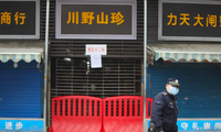 Khu chợ hải sản Hoa Nam bị đóng cửa từ ngày 1/1. (Ảnh: SCMP)