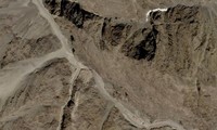 Ảnh vệ tinh chụp một khu vực biên giới Ấn Độ - Trung Quốc