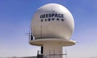 Tháp tròn của Geespace ở vùng Tân Cương. (Ảnh: Chiết Giang Geespace)