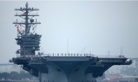 Tàu sân bay Mỹ USS Nimitz. (Ảnh: Reuters)