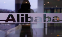 Logo của Alibaba tại trụ sở của hãng ở TP Hàng Châu, tỉnh Chiết Giang. (Ảnh: Reuters)