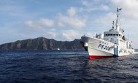 Một tàu hải cảnh Nhật Bản tuần tra ở quần đảo tranh chấp Senkaku/Điếu Ngư. (Ảnh: Reuters)