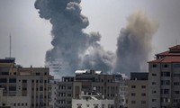 Đợt không kích của Israel ngày 16/5 khiến 13 người Palestine thiệt mạng và 40 người bị thương. (Ảnh: EPA)