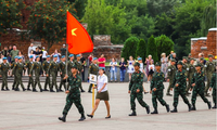 Đoàn Việt Nam dự Army Games tại Belarus năm 2020.