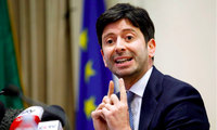 Bộ trưởng Y tế Italy Roberto Speranza. (Ảnh: Reuters)