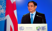 Thủ tướng Phạm Minh Chính phát biểu tại COP26. (Ảnh: VGP)