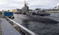 Tàu ngầm hạt nhân USS Connecticut của Mỹ. (Ảnh: US Navy)
