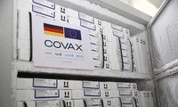Lô vắc xin Đức tặng Việt Nam được chuyển qua chương trình COVAX. (Ảnh: ĐSQ Đức)