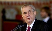 Tổng thống CH Séc Milos Zeman. (Ảnh: Reuters)