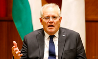 Thủ tướng Úc Scott Morrison gọi hành động của Trung Quốc là "đe doạ". (Ảnh: Reuters)