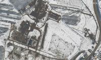 Bức ảnh vệ tinh chụp căn cứ Valuyki mà Maxar cung cấp ngày 20/2