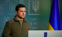 Tổng thống Ukraine Volodymyr Zelensky khiến phương Tây thay đổi vì những nỗ lực kiên trì bám trụ. (Ảnh: Reuters)