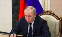 Tổng thống Nga Vladimir Putin. (Ảnh: Kremlin)