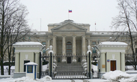 Đại sứ quán Nga ở Ba Lan. (Ảnh: themoscowtimes)