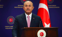 Ngoại trưởng Thổ Nhĩ Kỳ Mevlut Cavusoglu. (Ảnh: AP)
