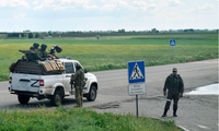 Binh lính Nga ở Kherson ngày 19/5. (Ảnh: Getty)